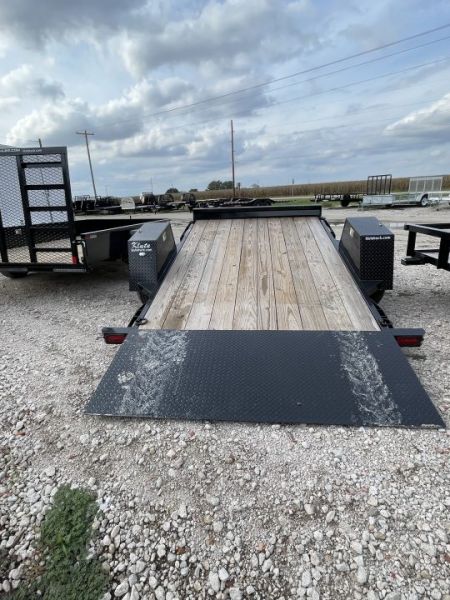 New 2027 H&H Trailers 78x12 Single Axle Gravity Tilt 7.8K Equipment Trailer