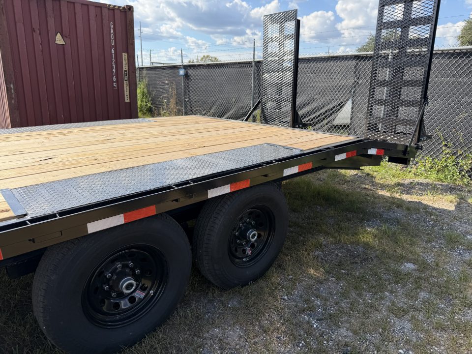 New 2027 Down 2 Earth 102”X 24’ DECK OVER Equipment Trailer EXTRA WIDE RAMPS