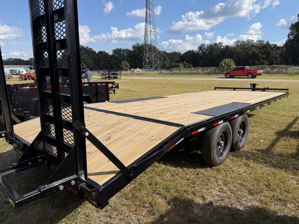 New 2027 Down 2 Earth 102”X 24’ DECK OVER Equipment Trailer EXTRA WIDE RAMPS