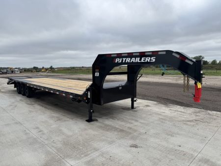 New 2027 PJ Trailers LS32GN Flatbed Trailer