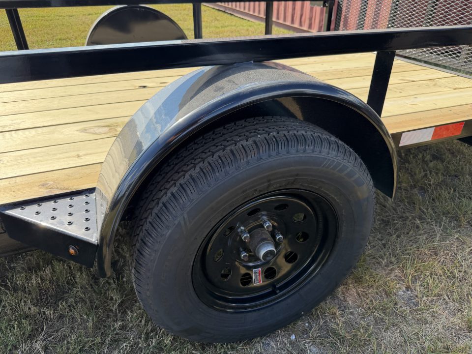 New 2027 Down 2 Earth Utility Trailer; 76’X 14’; FOLD UP JACKS; SPRING ASSIST GATE