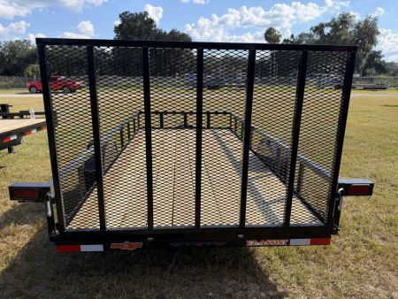 New 2027 Down 2 Earth Utility Trailer; 76’X 14’; FOLD UP JACKS; SPRING ASSIST GATE