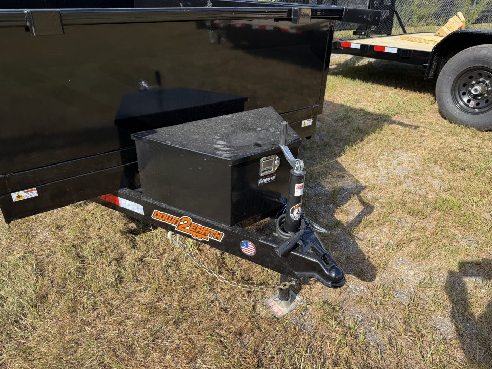 New 2027 Down 2 Earth Dump Trailer 6X10 W/24” SIDES; BARN DOOR STYLE GATE; 3 WAY REMOTE
