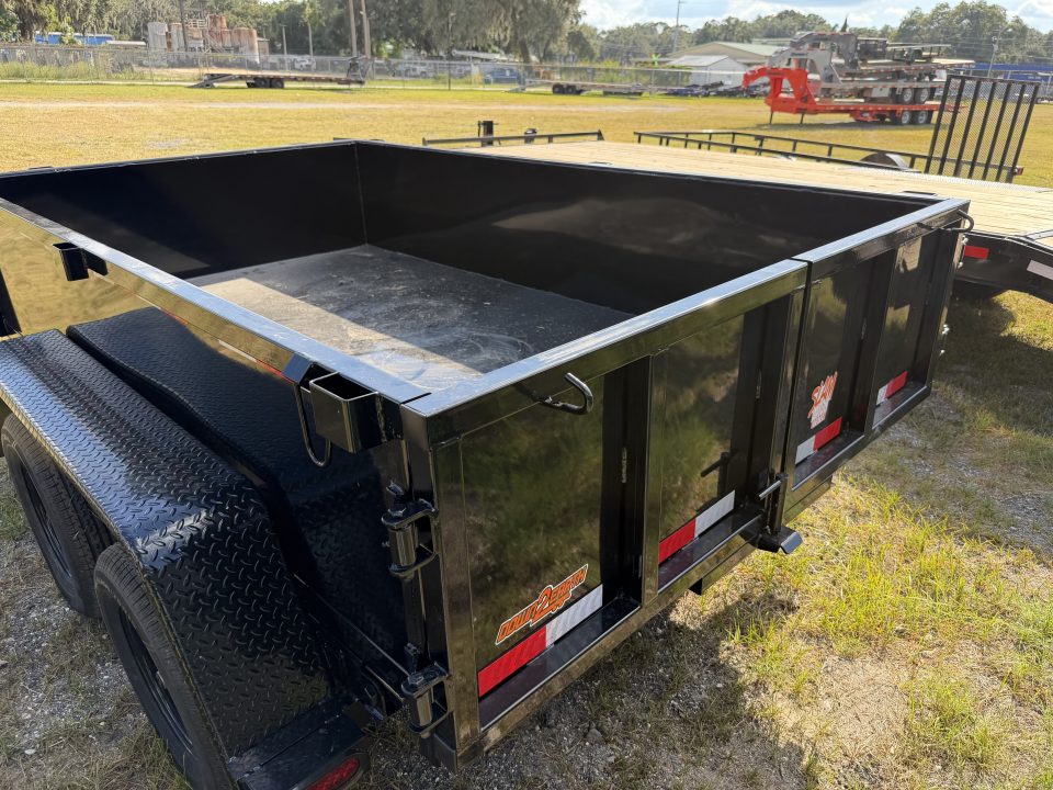 New 2027 Down 2 Earth Dump Trailer 6X10 W/24” SIDES; BARN DOOR STYLE GATE; 3 WAY REMOTE
