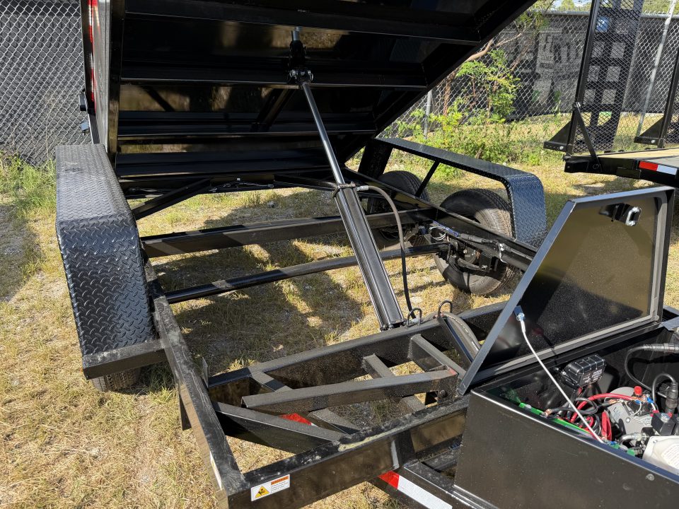 New 2027 Down 2 Earth Dump Trailer 6X10 W/24” SIDES; BARN DOOR STYLE GATE; 3 WAY REMOTE