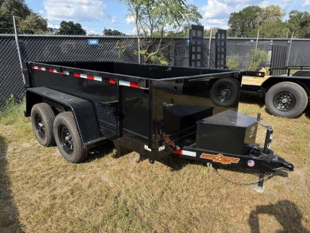New 2027 Down 2 Earth Dump Trailer 6X10 W/24” SIDES; BARN DOOR STYLE GATE; 3 WAY REMOTE