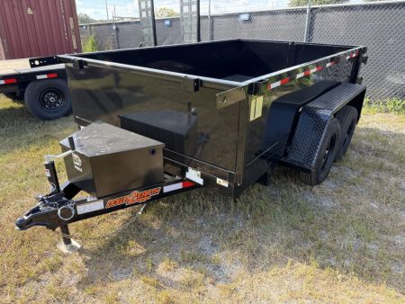 New 2027 Down 2 Earth Dump Trailer 6X10 W/24” SIDES; BARN DOOR STYLE GATE; 3 WAY REMOTE