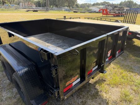 New 2027 Down 2 Earth Dump Trailer 6X10 W/24” SIDES; BARN DOOR STYLE GATE; 3 WAY REMOTE