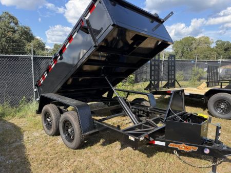 New 2027 Down 2 Earth Dump Trailer 6X10 W/24” SIDES; BARN DOOR STYLE GATE; 3 WAY REMOTE