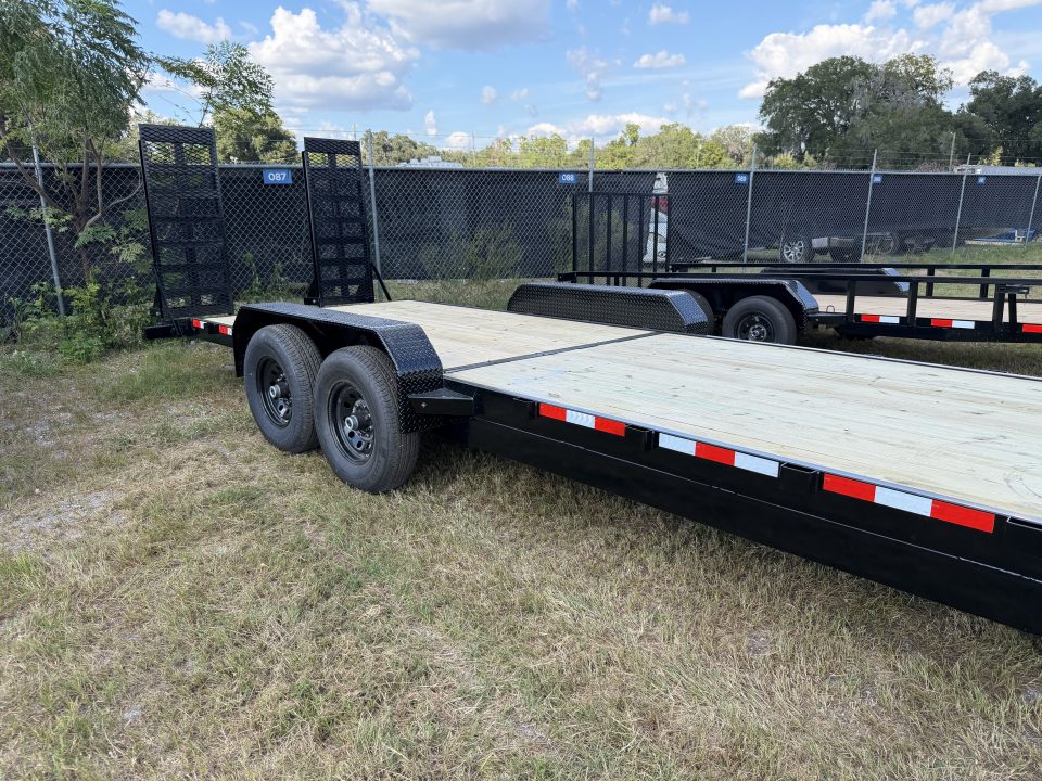 New 2027 Down 2 Earth Equipment Trailer 82”X24 EXTRA WIDE RAMPS