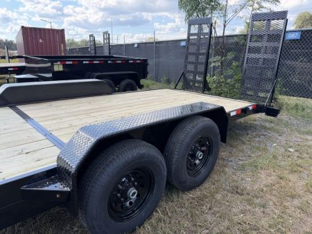 New 2027 Down 2 Earth Equipment Trailer 82”X24 EXTRA WIDE RAMPS