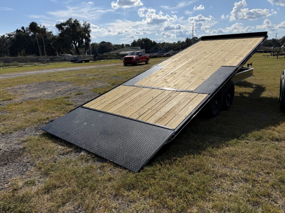 New 2027 Down 2 Earth Trailers POWER DECK OVER TILT 102”X24’