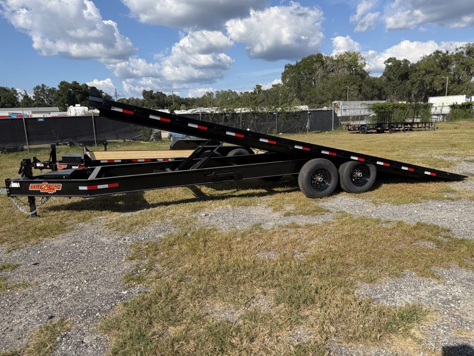 New 2027 Down 2 Earth Trailers POWER DECK OVER TILT 102”X24’