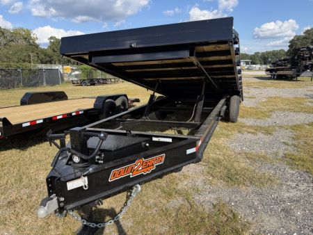 New 2027 Down 2 Earth Trailers POWER DECK OVER TILT 102”X24’