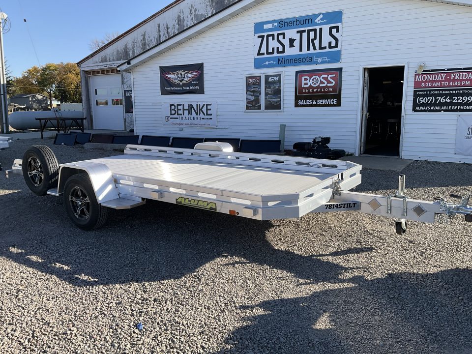 New 2027 Aluma 7814S-TILT Utility Trailer