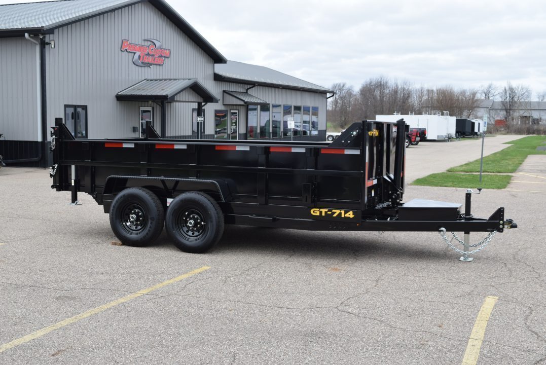 New 2027 Griffin Trailers 7x14 14K Telescoping Cylinder Dump Trailer