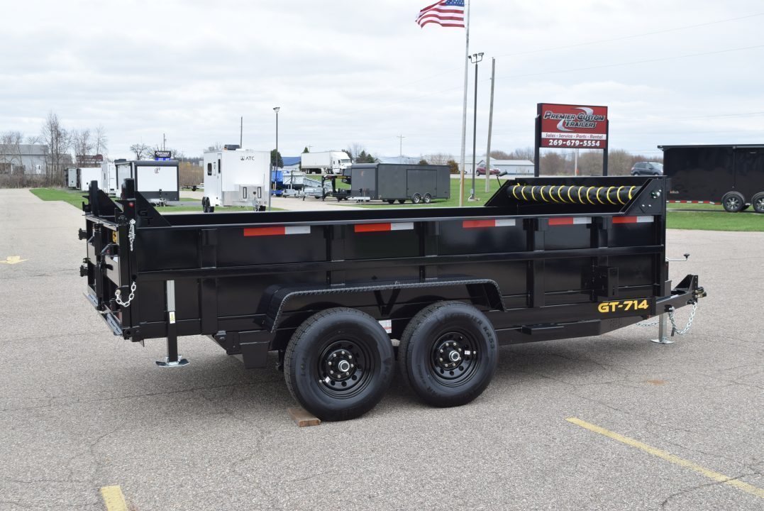 New 2027 Griffin Trailers 7x14 14K Telescoping Cylinder Dump Trailer