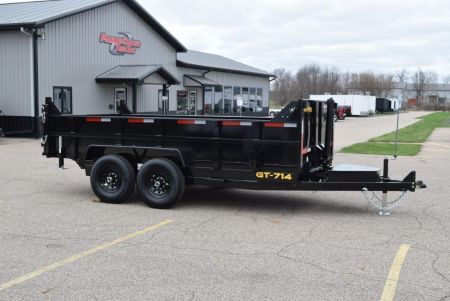 New 2027 Griffin Trailers 7x14 14K Telescoping Cylinder Dump Trailer