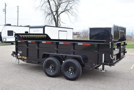 New 2027 Griffin Trailers 7x14 14K Telescoping Cylinder Dump Trailer