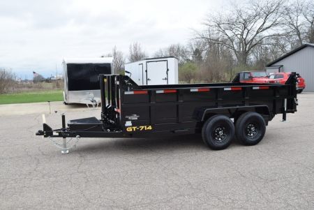 New 2027 Griffin Trailers 7x14 14K Telescoping Cylinder Dump Trailer