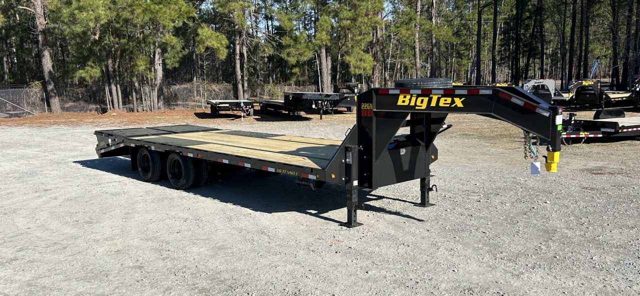 New 2027 Big Tex 22GN 20+5 ( 20ft Deck + 5ft Dovetail =25ft ) #17,210 Payload
