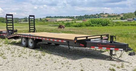 New 2027 Quality 18+5 HD Pro Deckover Tagalong w/ Stand Up Ramps
