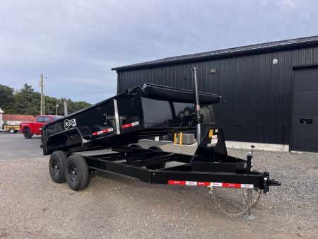 New 2027 U-Dump 7X14 Dump Trailer / Telescopic Cylinder / Ramps & Tarp -14,000GVW