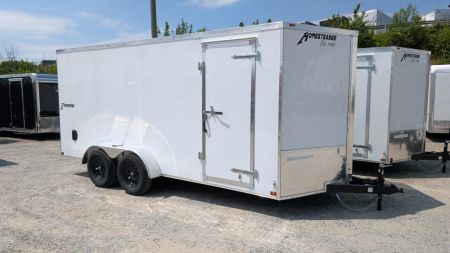 New 2027 Homesteader 7x16 Intrepid V-Nose Cargo Trailer w/ Ramp Door