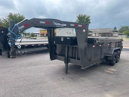 New 2027 H&W 16' GN dump trailer Dump Trailer
