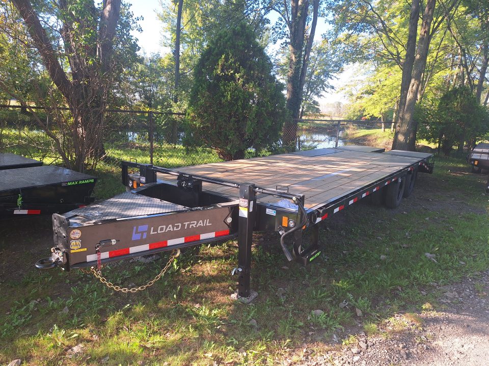New 2027 Load Trail 102x28 22K Deckover Trailer Tandem Dual W/ Max Ramps