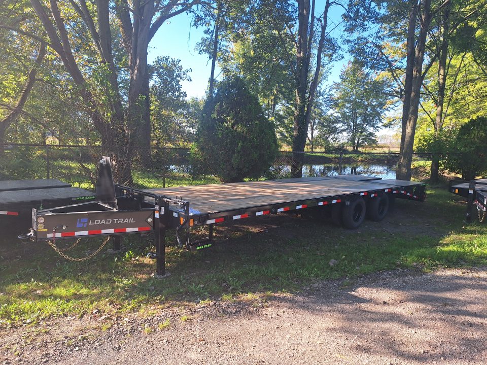 New 2027 Load Trail 102x28 22K Deckover Trailer Tandem Dual W/ Max Ramps