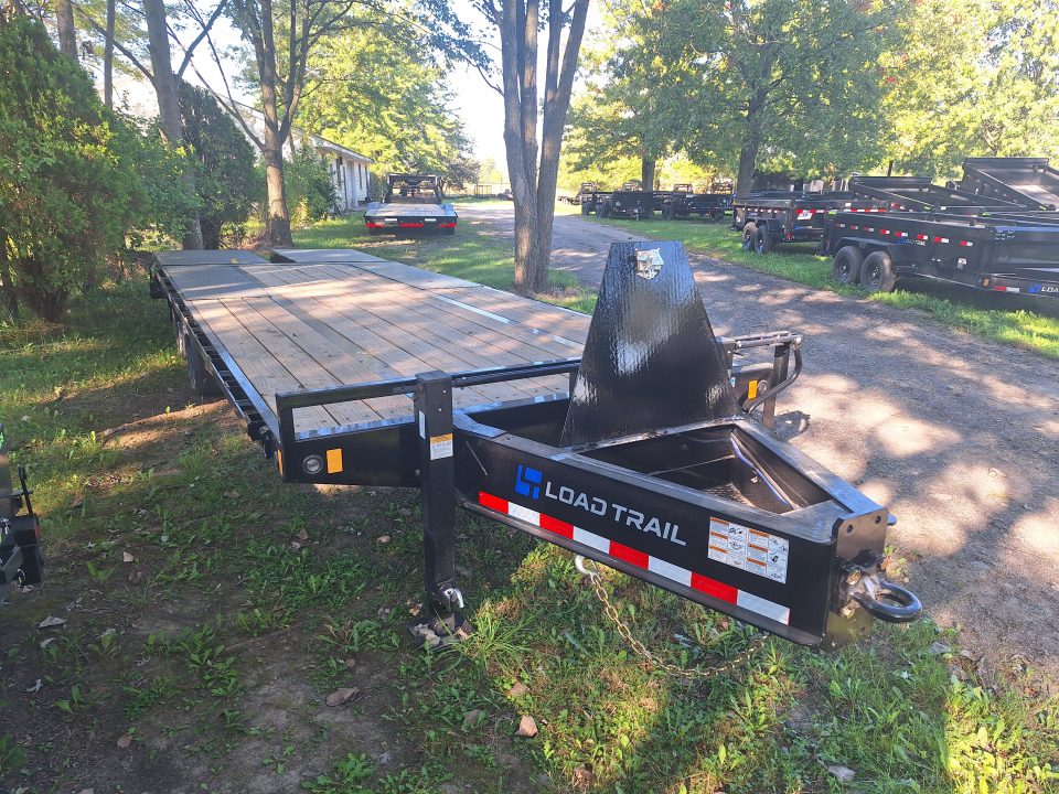 New 2027 Load Trail 102x25' 22K Deckover Trailer W/14 Ply Tires and Max Ramps