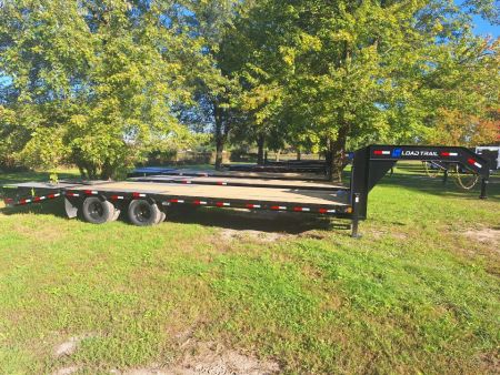New 2027 Load Trail 102x28 Gooseneck Low Pro Deck Over Trailer W/Max Ramps