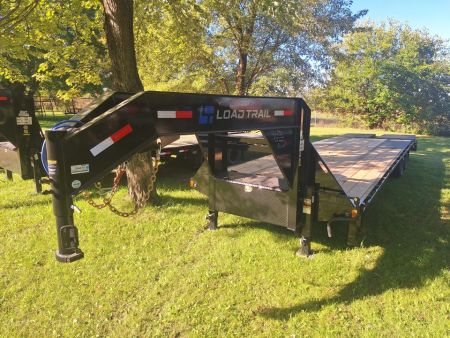 New 2027 Load Trail 102x32 Gooseneck Low Pro DeckOver W/ Max Ramps