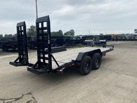 New 2026 Load Trail 83x18 Skidsteer 14k w/HD Ramps Equipment Trailer
