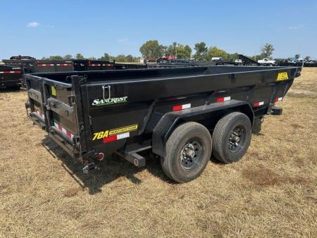 New 2027 Big Tex 83x16 Tandem 15.4K Telescopic Dump w/ 7 Gauge Floor & Slide In Ramps