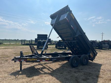 New 2027 Big Tex 83x16 Tandem 15.4K Telescopic Dump w/ 7 Gauge Floor & Slide In Ramps