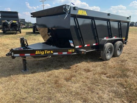 New 2027 Big Tex 83x16 Tandem 15.4K Telescopic Dump w/ 4' Sides & 7 Gauge Floor