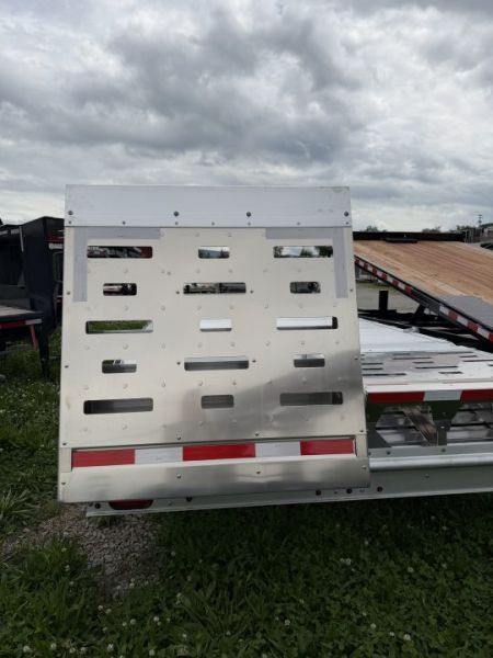 New 2027 EBY 24'6" TRADESMAN Aluminum HD DECKOVER Trailer w/ 50/50 Fold Flat or Stand Up Wedge Ramp w/ 8K AXLES