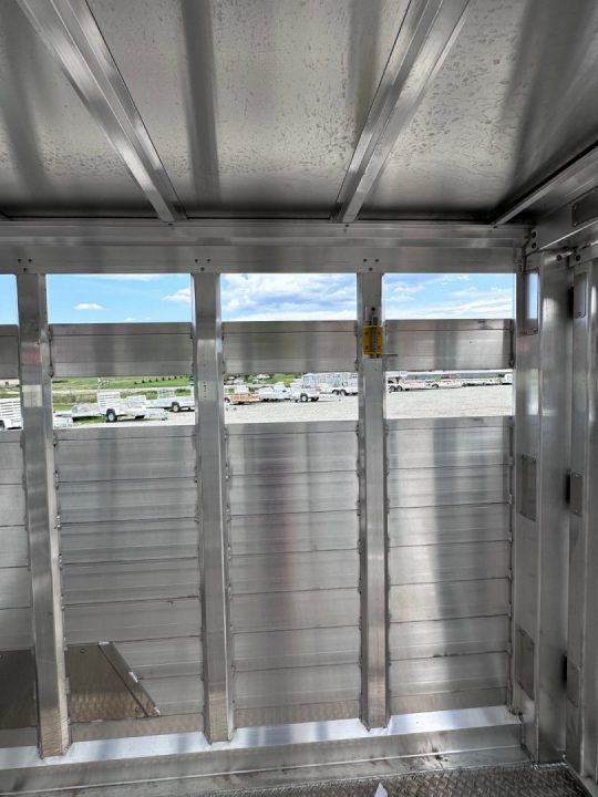 New 2027 EBY MAVERICK 24' Gooseneck Aluminum Stock Trailer w/ Rolling Gate