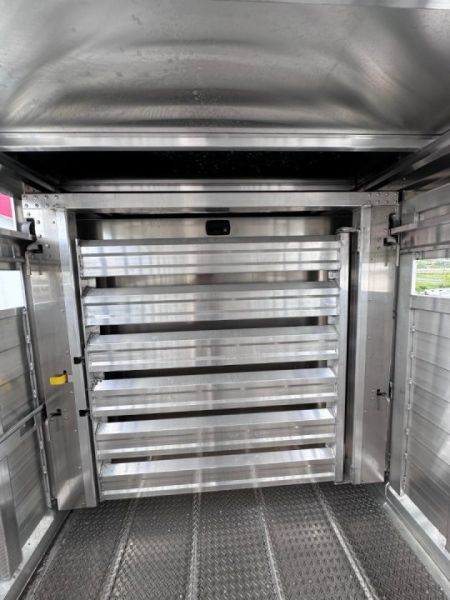 New 2027 EBY MAVERICK 24' Gooseneck Aluminum Stock Trailer w/ Rolling Gate
