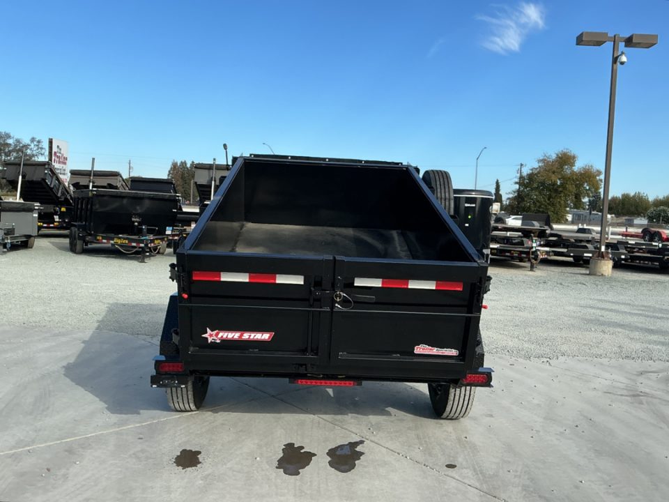 New 2027 Five Star Trailers DT58066 D6 5FT X 8FT 6K GVW Dump Trailer