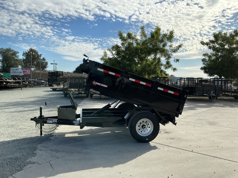 New 2027 Five Star Trailers DT58066 D6 5FT X 8FT 6K GVW Dump Trailer