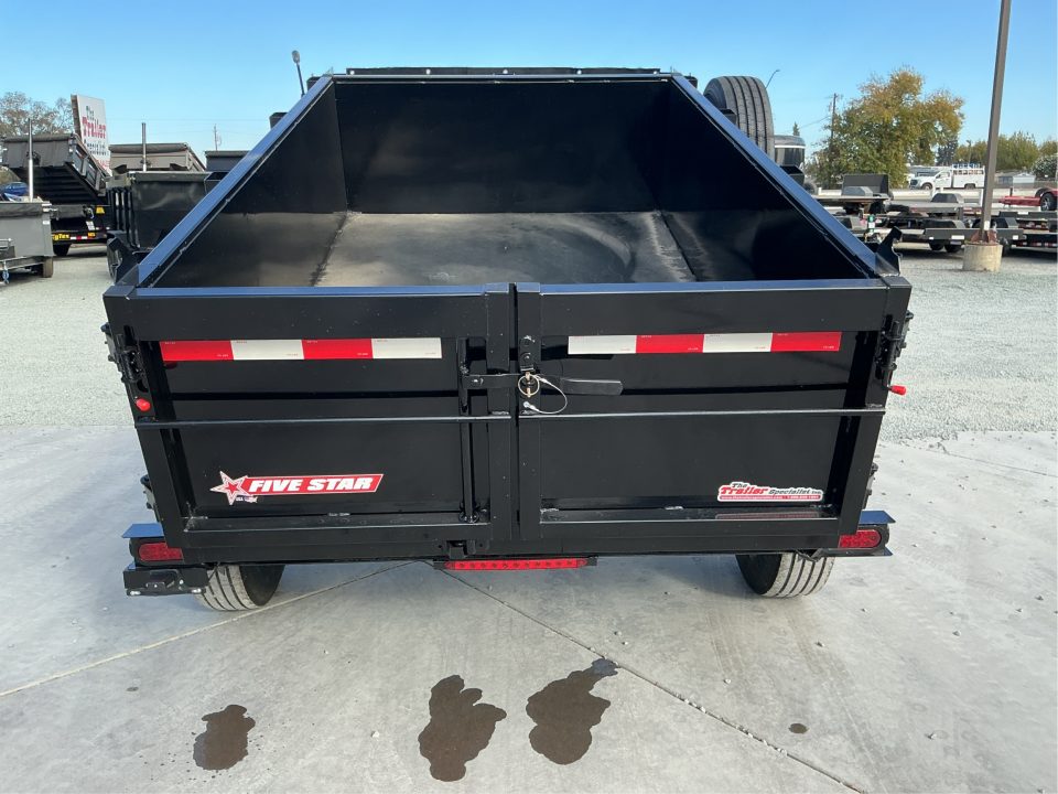 New 2027 Five Star Trailers DT58066 D6 5FT X 8FT 6K GVW Dump Trailer