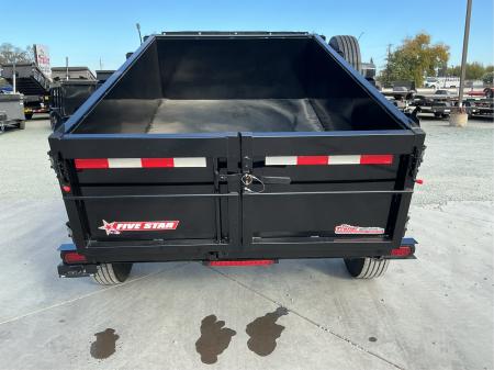 New 2027 Five Star Trailers DT58066 D6 5FT X 8FT 6K GVW Dump Trailer
