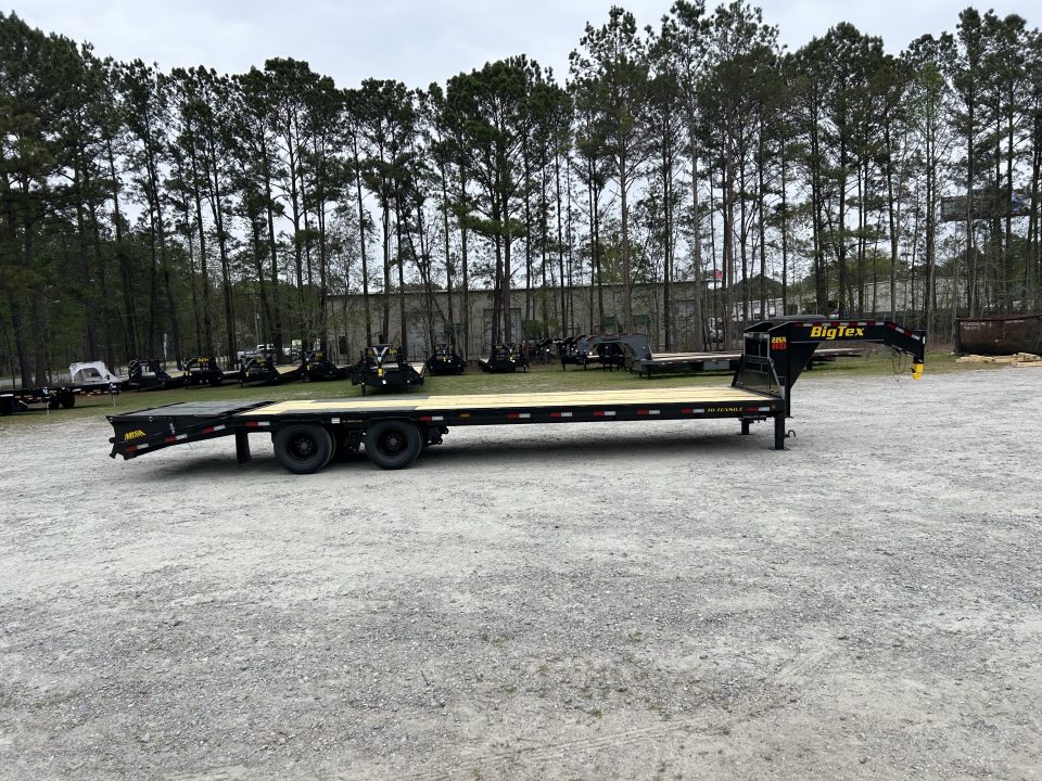 New 2027 Big Tex Trailers 22GN, 10-Ton Gooseneck, (25ft Deck + 5ft Dovetail ) 30ft Total with Mega Ramps