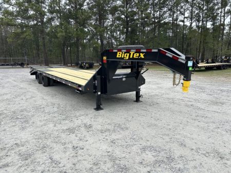 New 2027 Big Tex Trailers 22GN, 10-Ton Gooseneck, (25ft Deck + 5ft Dovetail ) 30ft Total with Mega Ramps
