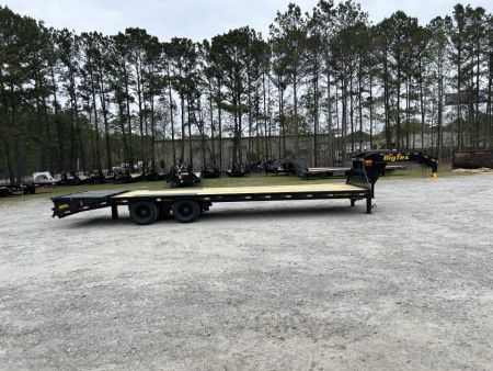 New 2027 Big Tex Trailers 22GN, 10-Ton Gooseneck, (25ft Deck + 5ft Dovetail ) 30ft Total with Mega Ramps