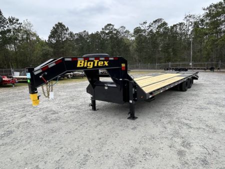 New 2027 Big Tex Trailers 22GN, 10-Ton Gooseneck, (25ft Deck + 5ft Dovetail ) 30ft Total with Mega Ramps