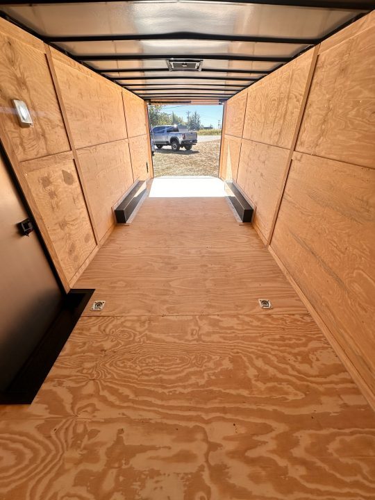New 2026 8.5x24 Car Hauler-5200LB Torsion Axle--Black Blackout-Enclosed Car Hauler
